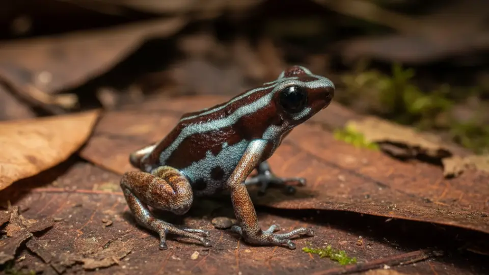 Blue Poison Dart Frog (Ranitomeya aetherea)