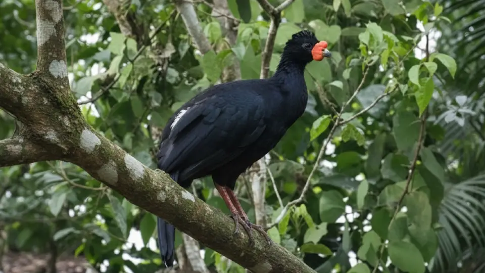 Wattled Curassow (Crax globulosa)