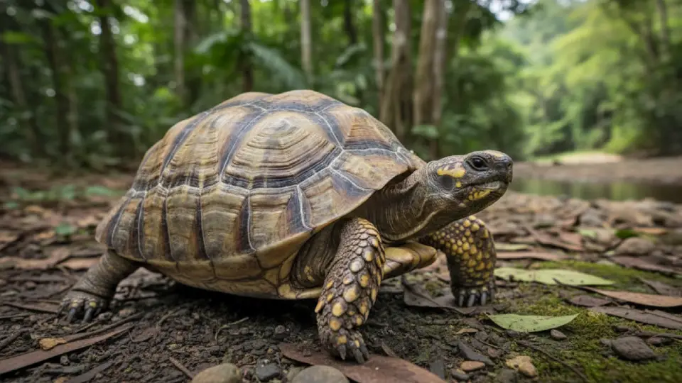 Yellow footed Tortoise