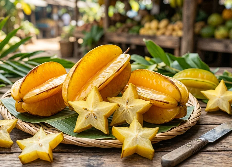 Carambola Fruta Estrella Cultivada en la Selva Tropical