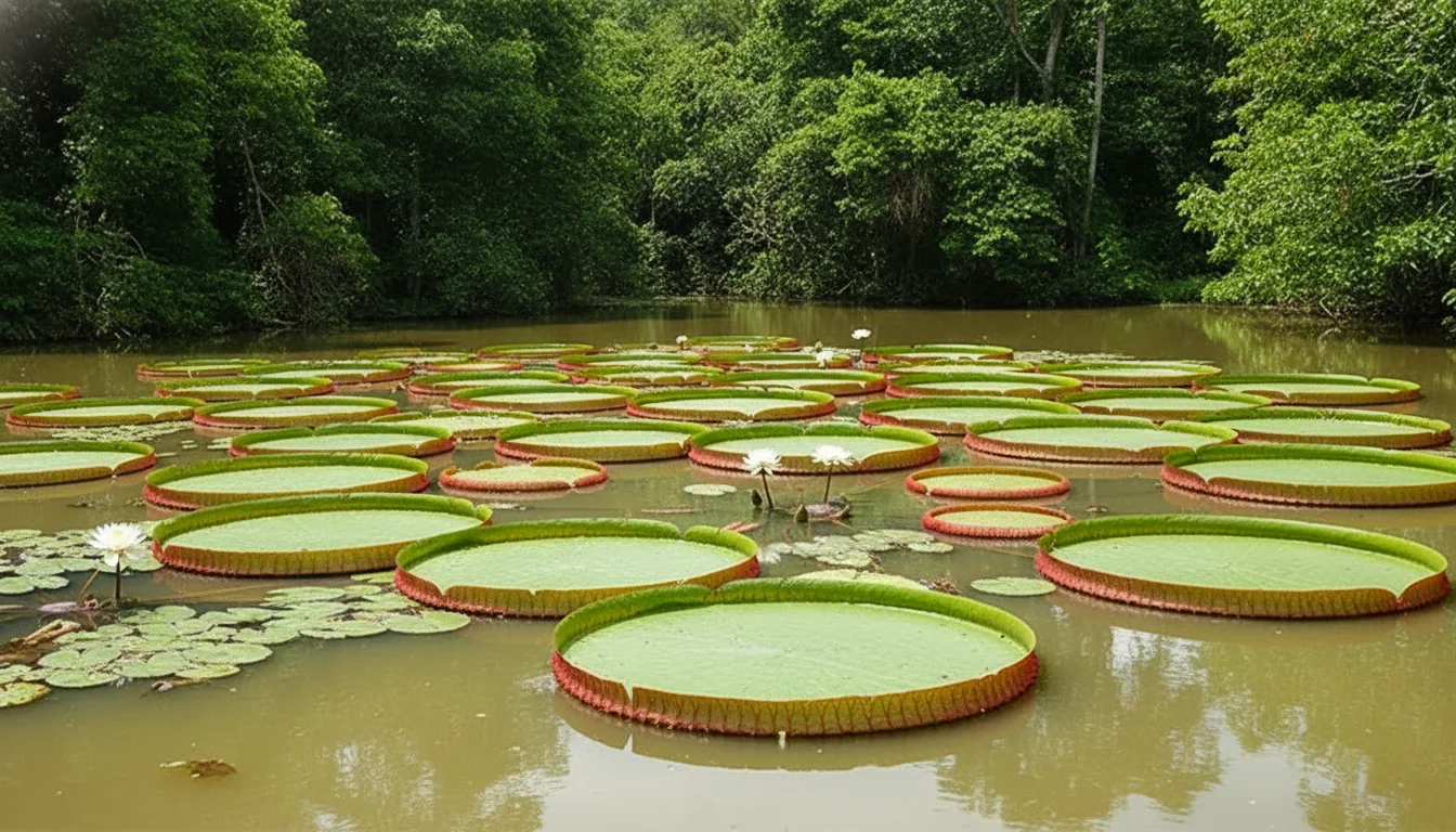 Lirio de Agua la Planta Acuatica Gigante