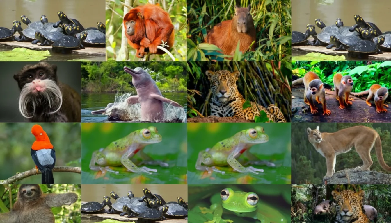 Mamiferos Carnivoros y Herbivoros de la Region Amazonica del Peru