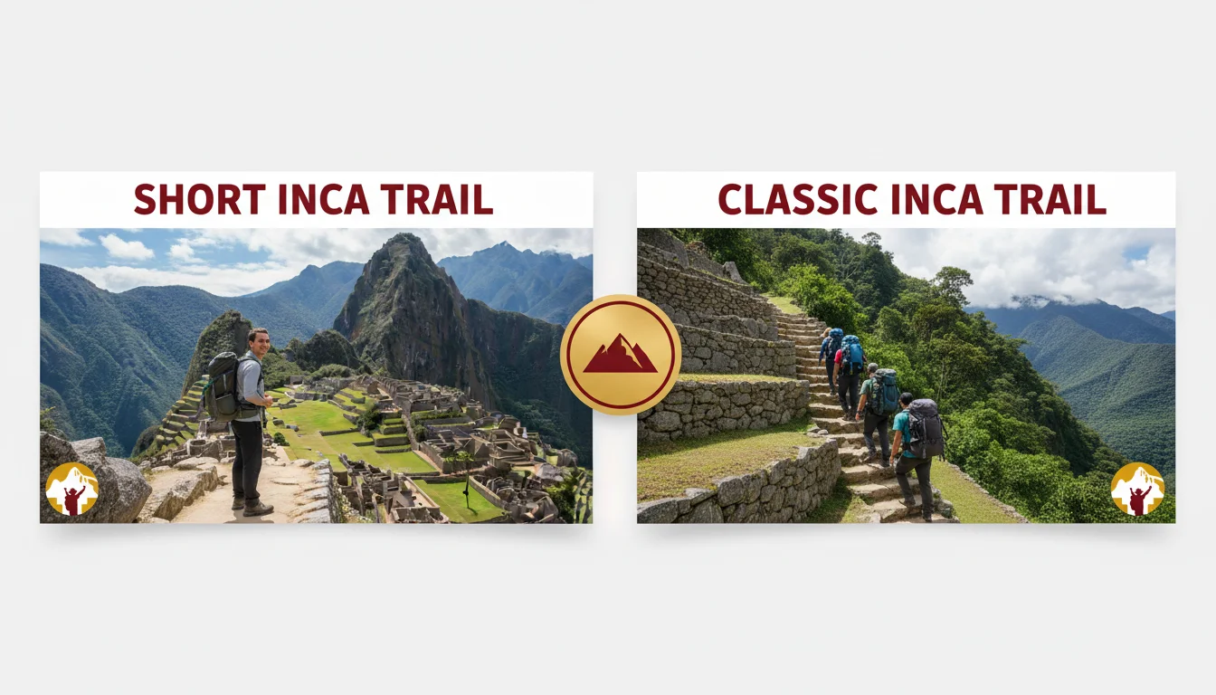 Short Inca Trail vs Classic Inca Trail