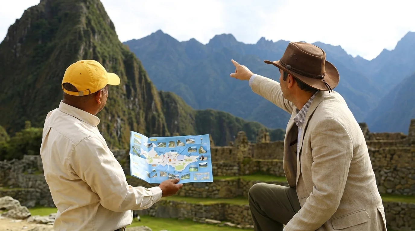 private guide at Machu Picchu