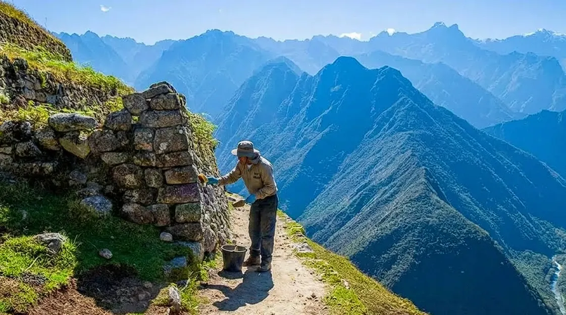 Cleaning the Inca Trail