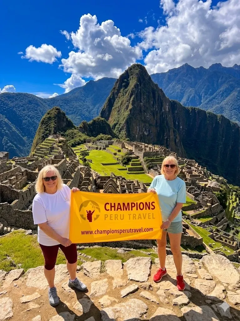 Our travelers at Machu Picchu Circuit 2B ready to begin the guided tour