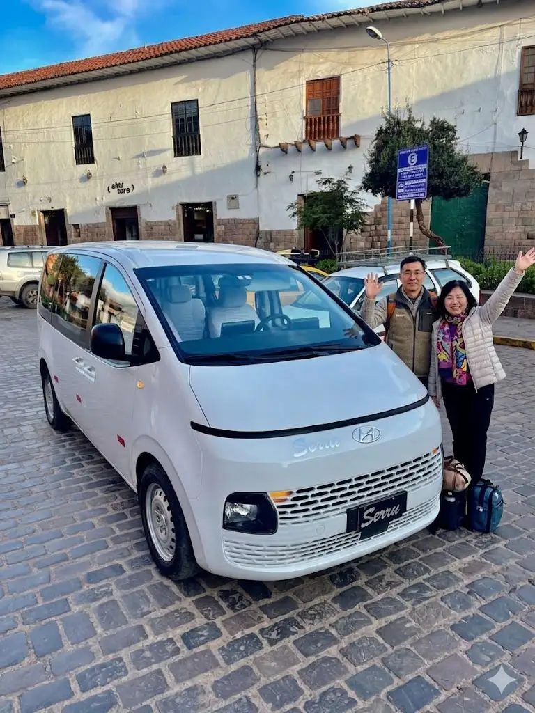 Our transportation ready for the Machu Picchu tour
