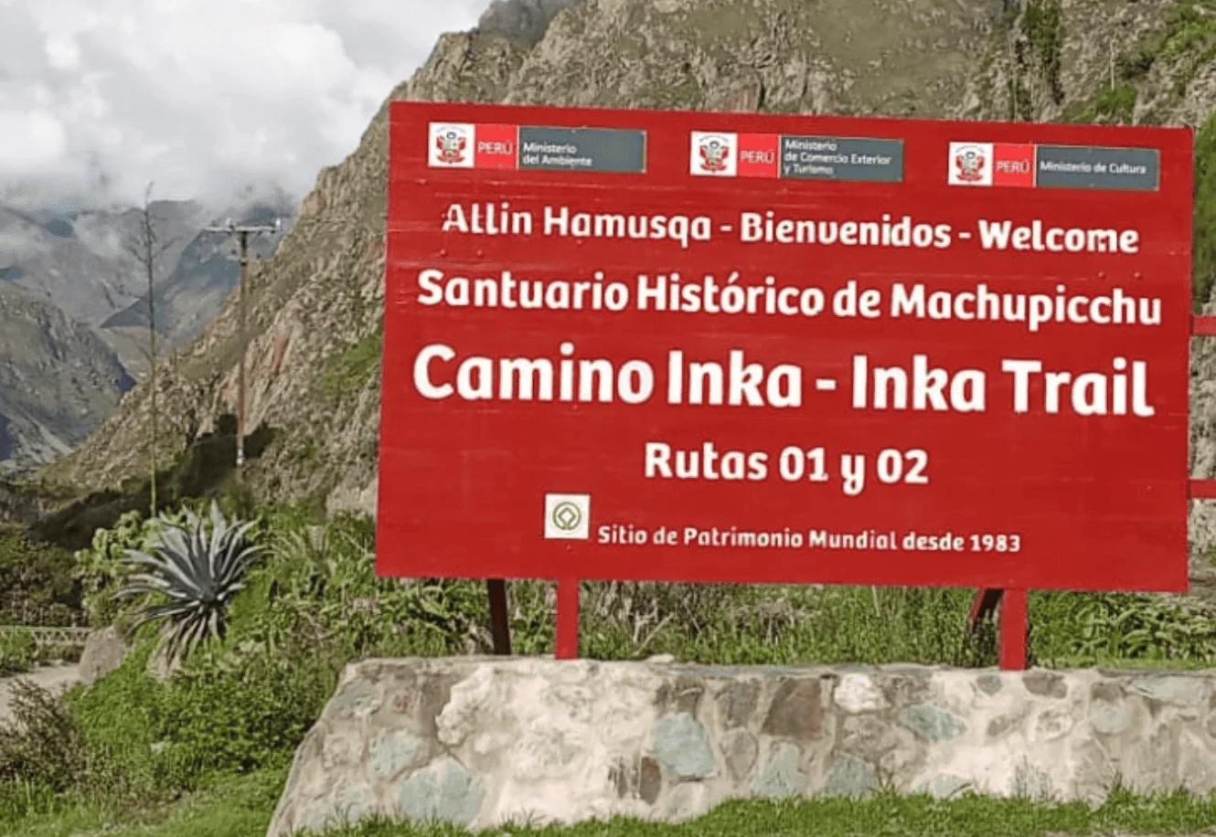 Inka trail in peru