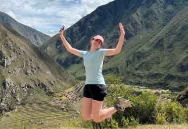 Classic Inca Trail day 01 at Llactapata Inca site