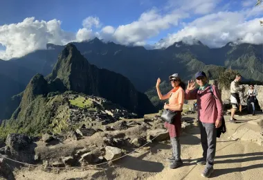 Machu Picchu panoramic view from Circuit 1