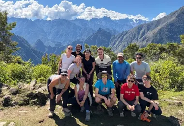 Salkantay Trek to Machu Picchu | Our private group on day 4