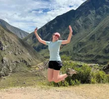 Classic Inca Trail day 01 at Llactapata Inca site