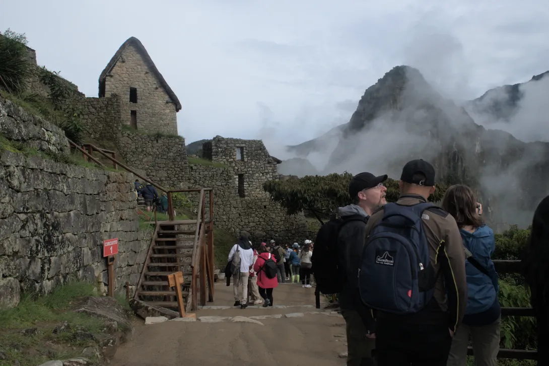 Tourist Visit to Machu Picchu