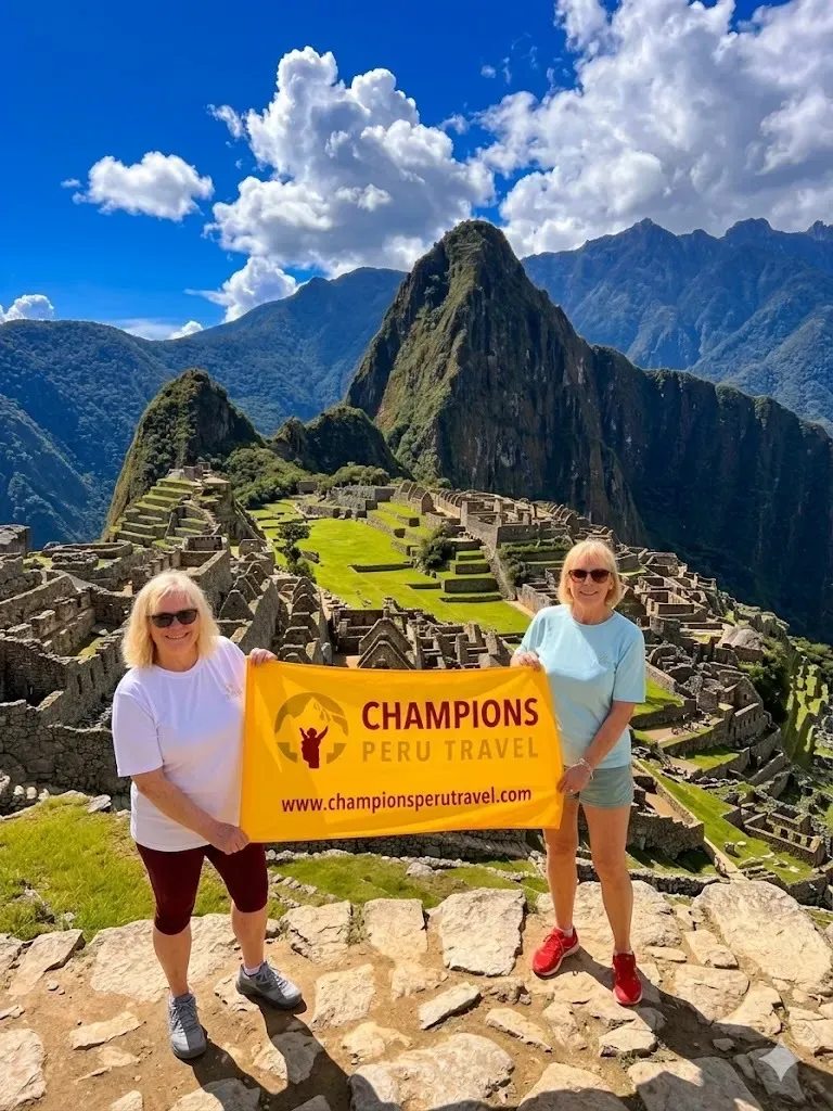 Our travelers at Machu Picchu Circuit 2B ready to begin the guided tour