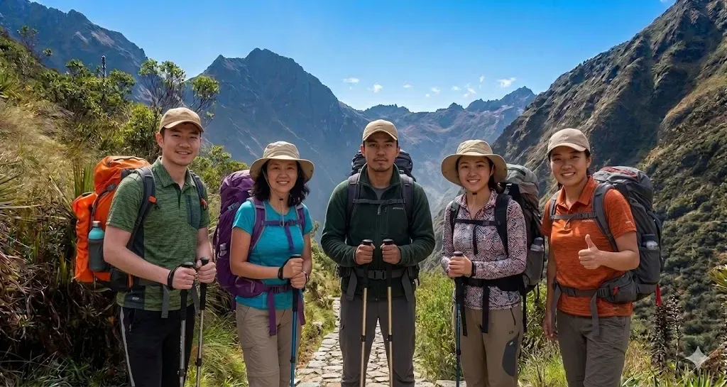 Inca Trail Trek to Machu Picchu 4 Days / 3 Nights | Our hikers from Singapore