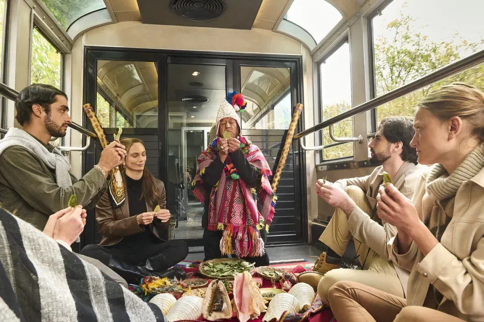 Andean ceremony honoring Mother Earth