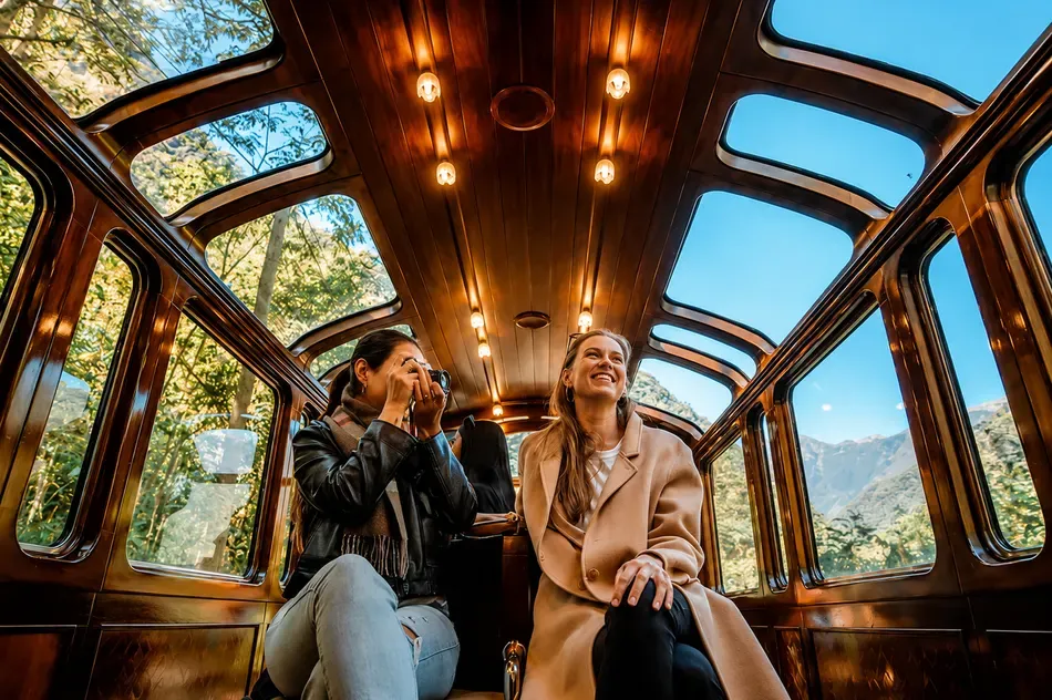 Luxury panoramic train journey to Machu Picchu