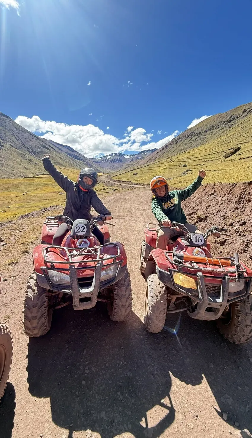 ATV tour to Rainbow Mountain in Peru