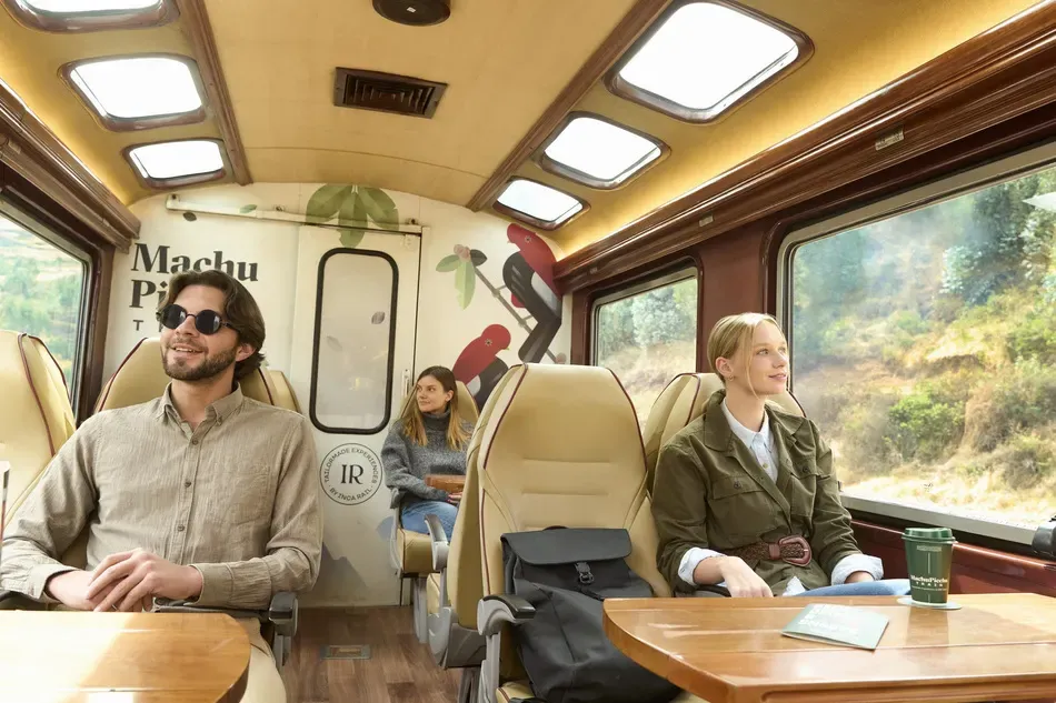 Scenic train journey to Machu Picchu on the Cusco Highlights Tour